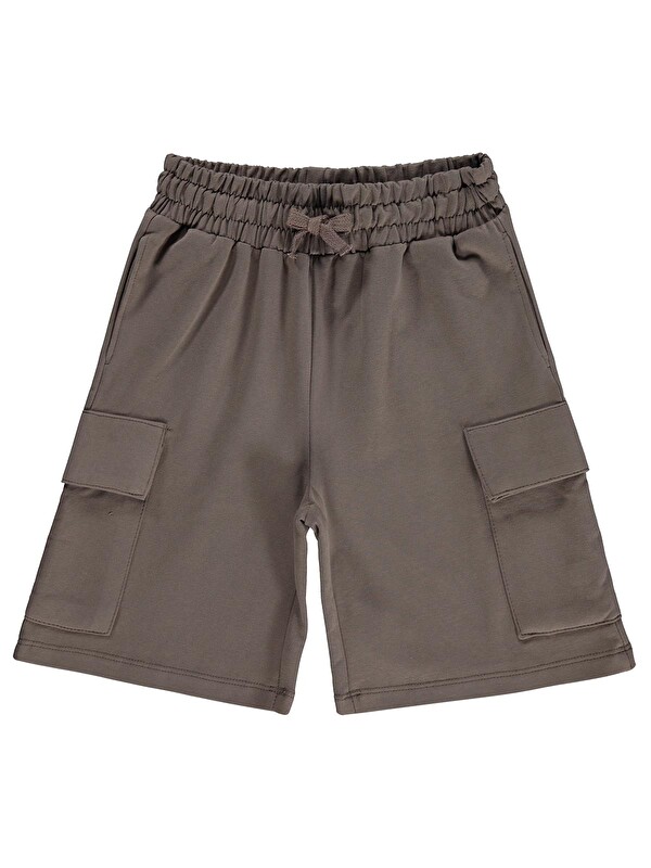 Civil Boys Basic Kargo Cepli 6-9 Yaş Kapri - Kahverengi