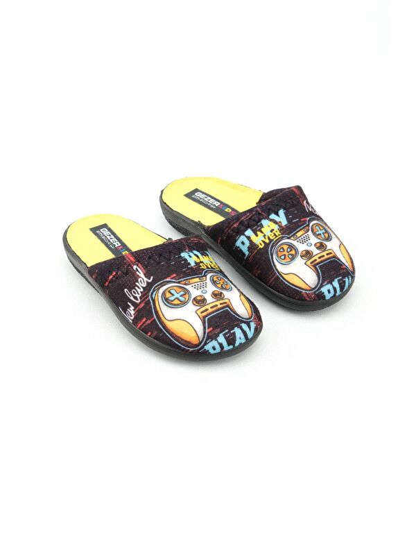 Gezer Lacivert Gezer Kışlık Erkek Çocuk Ev Terlik