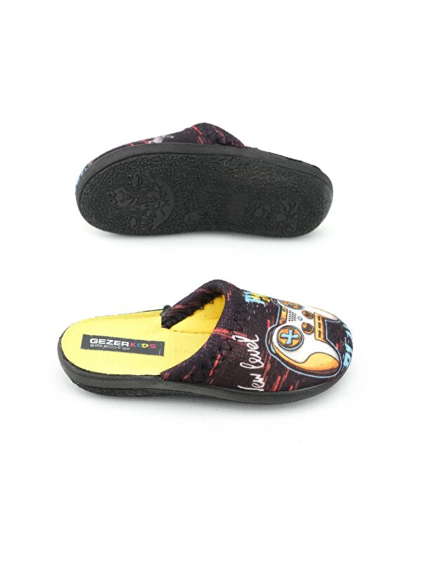 Gezer Lacivert Gezer Kışlık Erkek Çocuk Ev Terlik