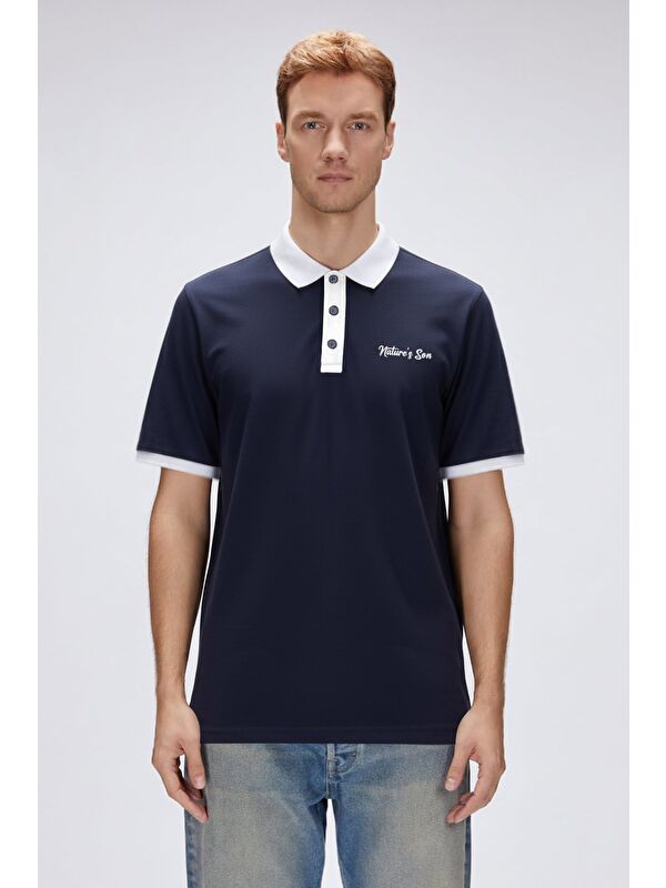 Bad Bear Awake Lacivert Polo Yaka Erkek Tişört