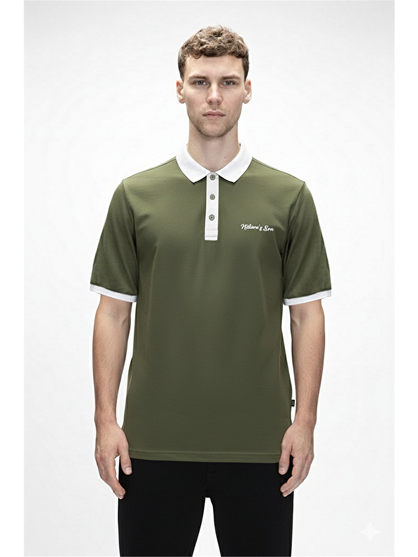 Bad Bear Awake Soluk Yeşil Polo Yaka Erkek Tişört