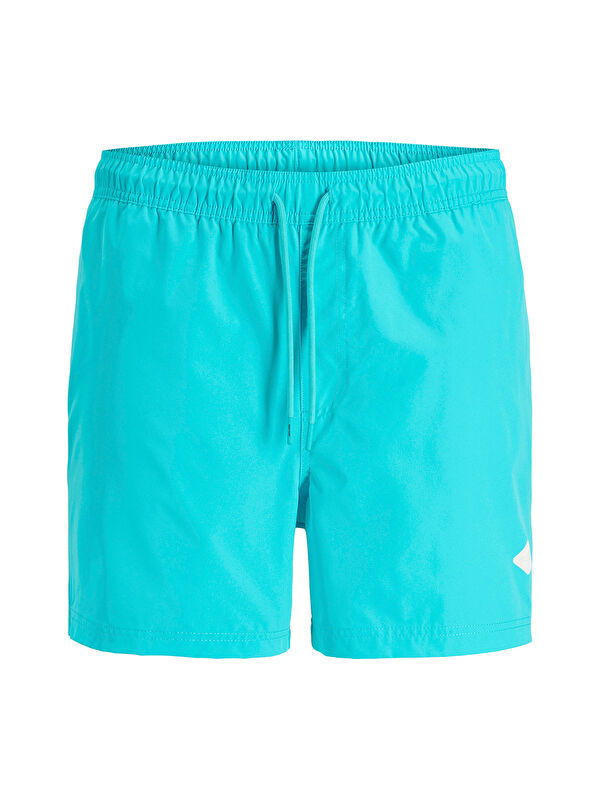 Jack & Jones Maui Tropic Solid Regular Erkek Mavi Mayo