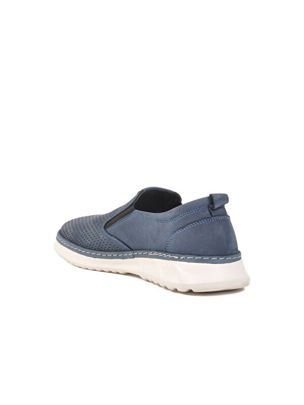 Ayakmod Mavi Ayakmod Nubuk Hakiki Deri Erkek Casual Ayakkabı 2Y0924-8488 M