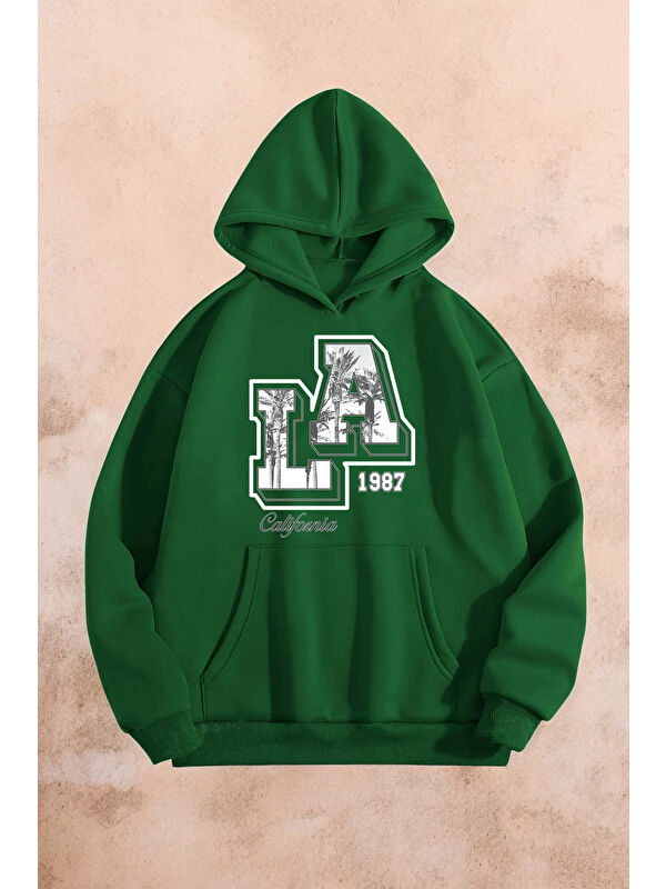 uyguntarz La California Baskılı Oversize Sweatshirt