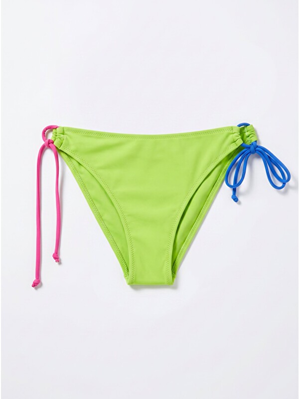 LOYA Yeşil Basic Halter Tek Alt Bikini