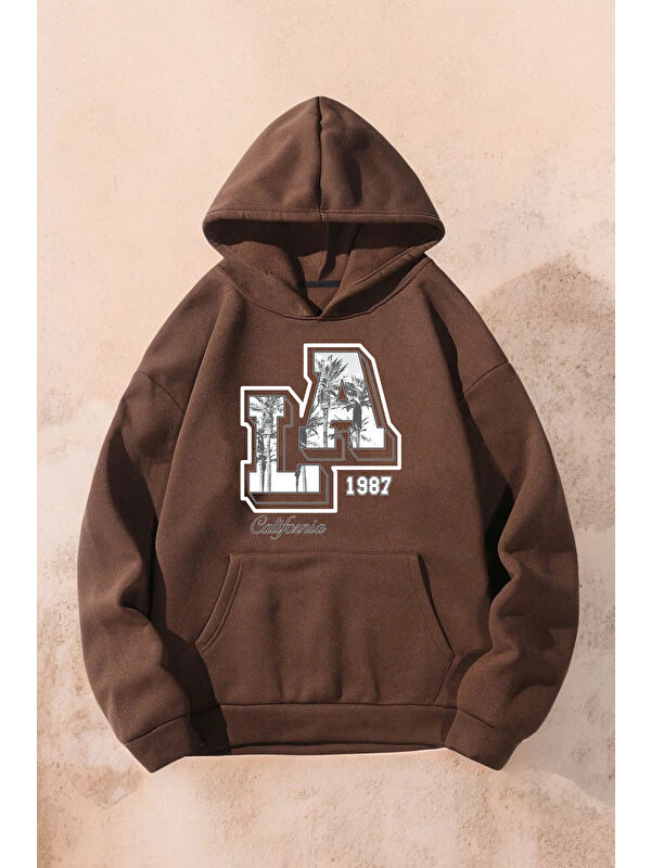 uyguntarz La California Baskılı Oversize Sweatshirt