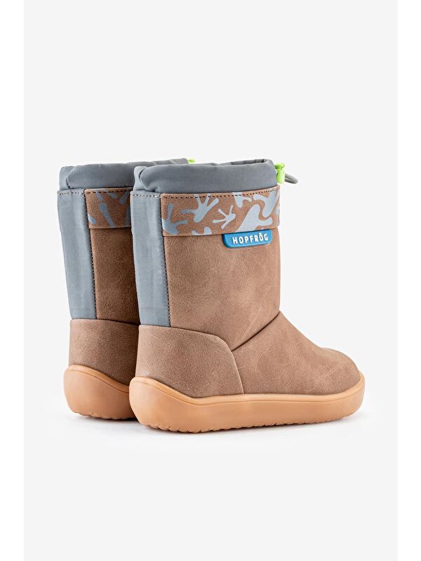 Hopfrög Lacivert Hopfrög Rain Süper Boots Suya Ve Soğuğa Dayanıklı Barefoot Çocuk Botu