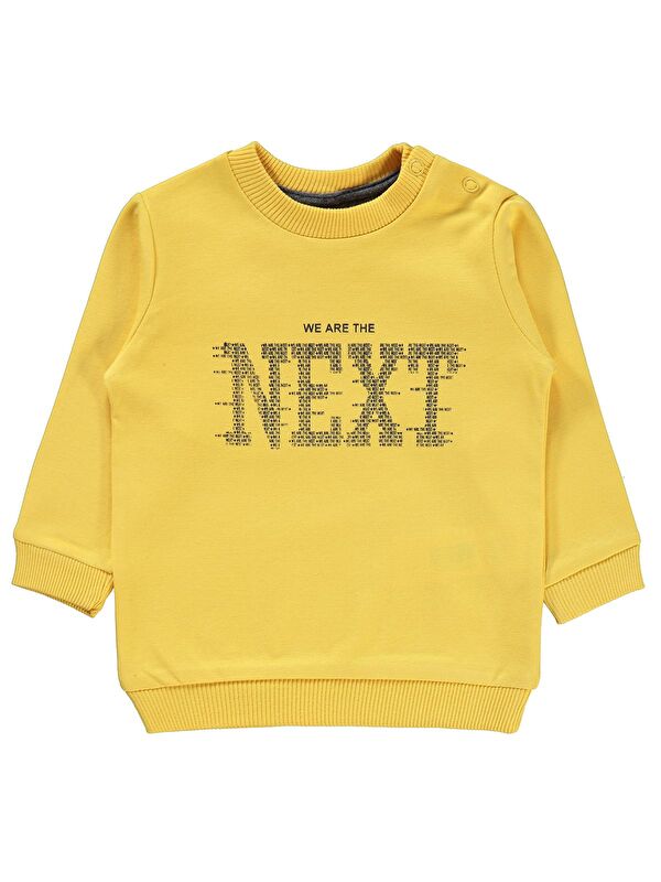 Civil Baby Erkek Bebek Sweatshirt 6-18 Ay Hardal