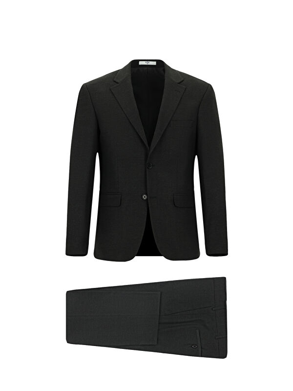 Kiğılı 7 Drop Slim Fit Dar Kesim Yünlü Takım Elbise