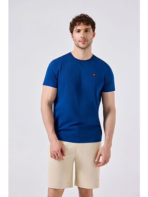 Ellesse Pamuklu Regular Fit Bisiklet Yaka T Shirt 6SM5069-BL