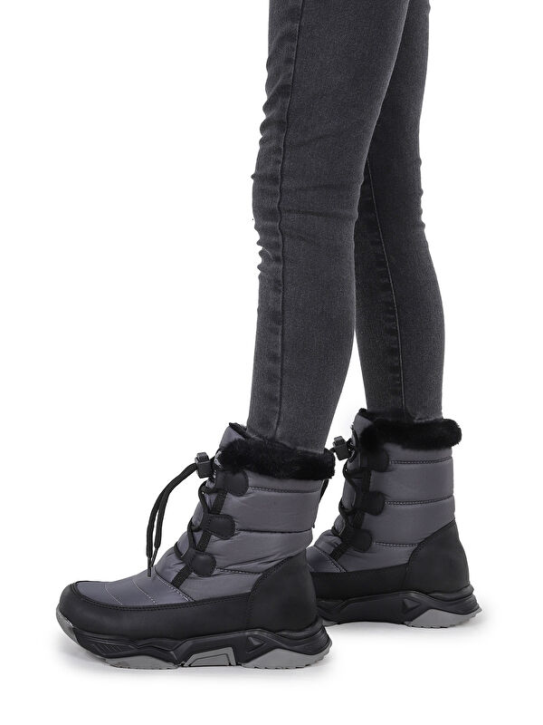 Alison Bağcıklı Erkek Çocuk Kar Botu - Görsel 4