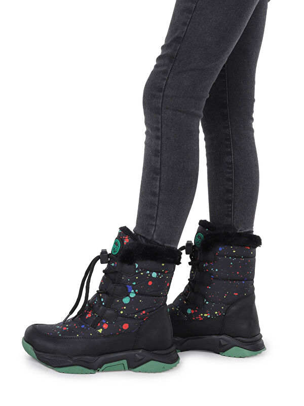 Bambu Bağcıklı Erkek Çocuk Kar Botu - Görsel 3