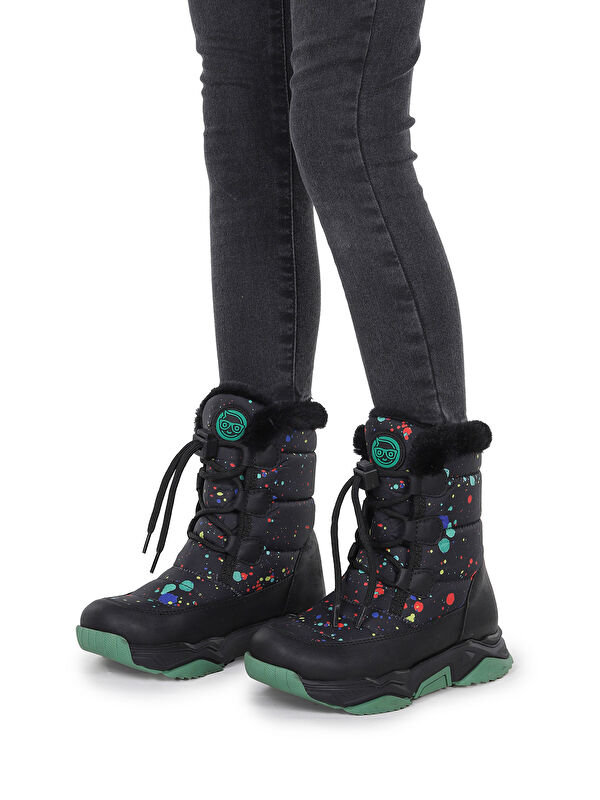 Bambu Bağcıklı Erkek Çocuk Kar Botu - Görsel 4