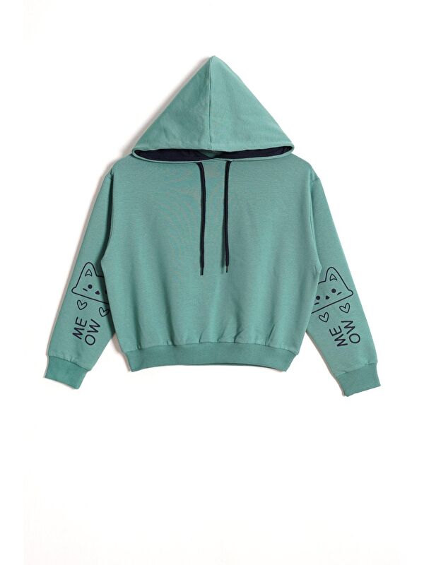 Zepkids Kapüşonlu Kız Çocuk Sweatshirt