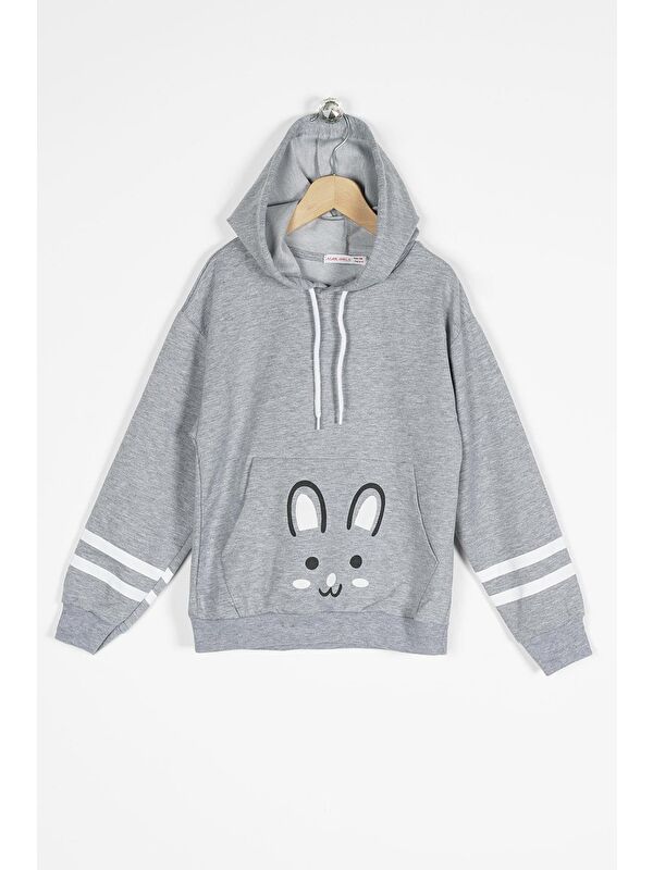 Zepkids Kapüşonlu Kız Çocuk Sweatshirt