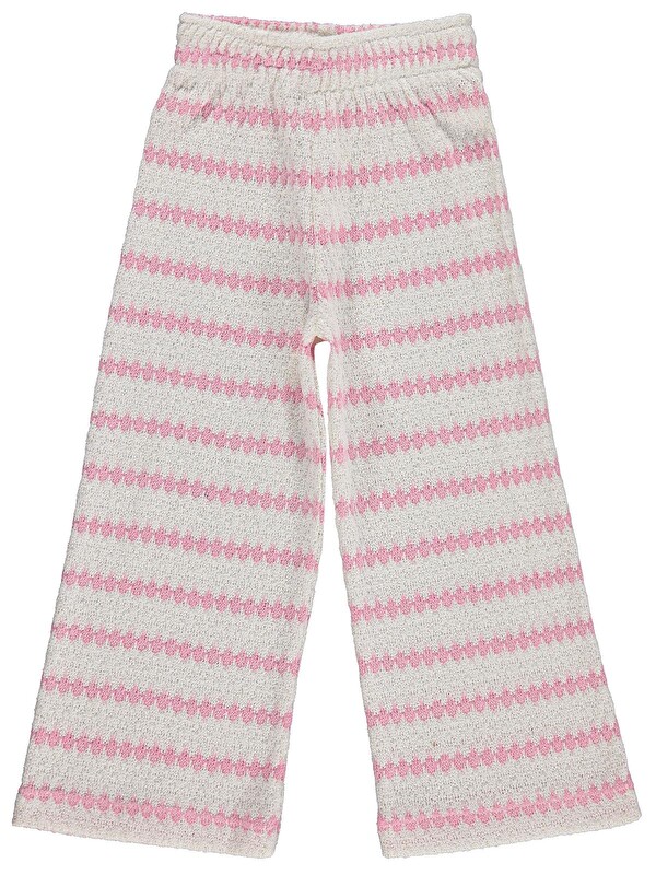 Civil Girls Bol Paça 6-9 Yaş Pantolon - Pembe