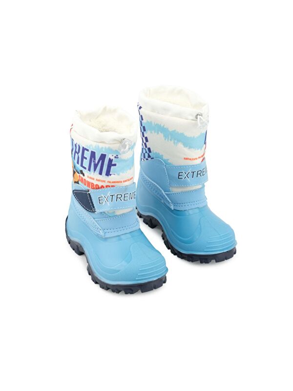 Kışlık Erkek Çocuk Extreme İçi Pelüşlü Su Geçirmez Kar Bot Çizme - Görsel 4