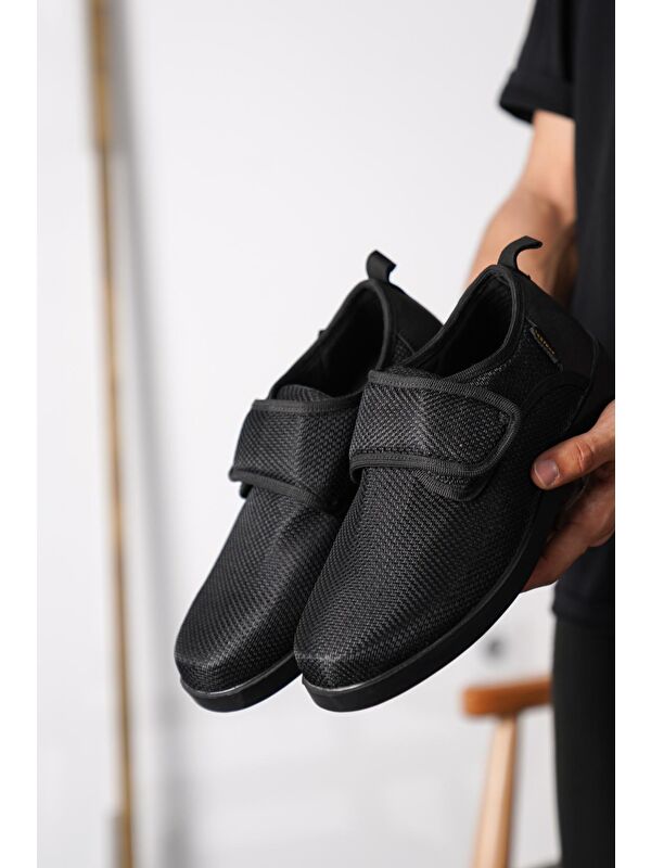 D3250 Günlük Ortopedik Cırtlı Erkek Klasik Ayakkabı - Görsel 3