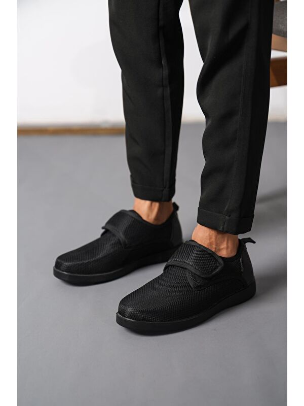 D3250 Günlük Ortopedik Cırtlı Erkek Klasik Ayakkabı - Görsel 5