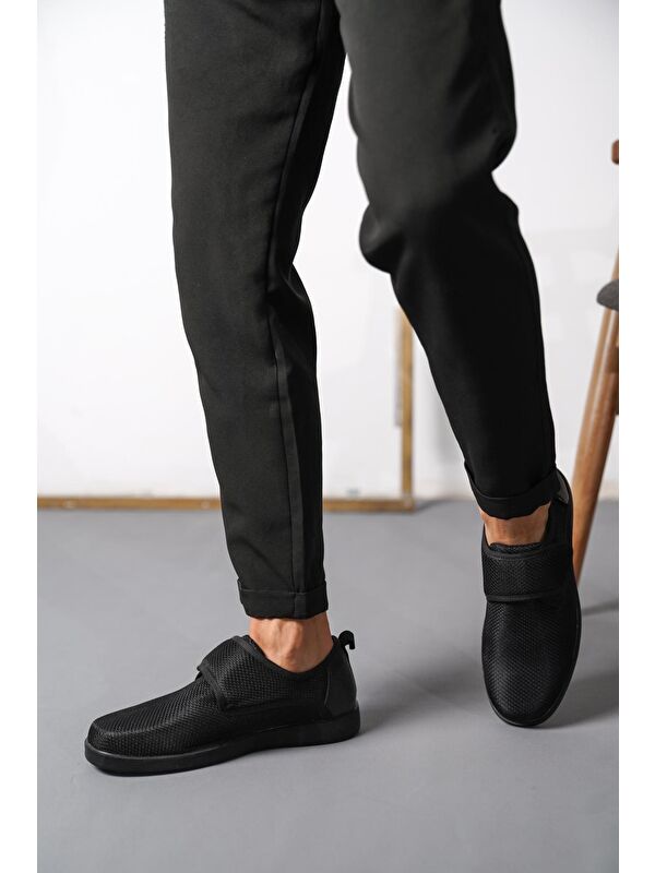 D3250 Günlük Ortopedik Cırtlı Erkek Klasik Ayakkabı - Görsel 6