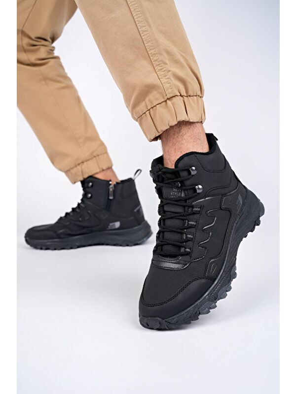 Alaska Unisex Trekking Outdoor Bağcıklı Yandan Fermuarlı Kışlık Bot - Görsel 4