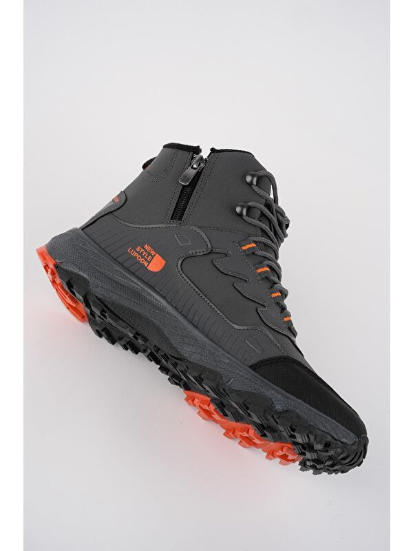 Alaska Unisex Trekking Outdoor Bağcıklı Yandan Fermuarlı Kışlık Bot - Görsel 7