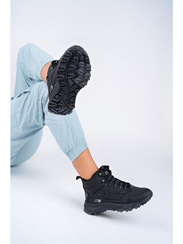 Alaska Unisex Trekking Outdoor Bağcıklı Yandan Fermuarlı Kışlık Bot - Görsel 7