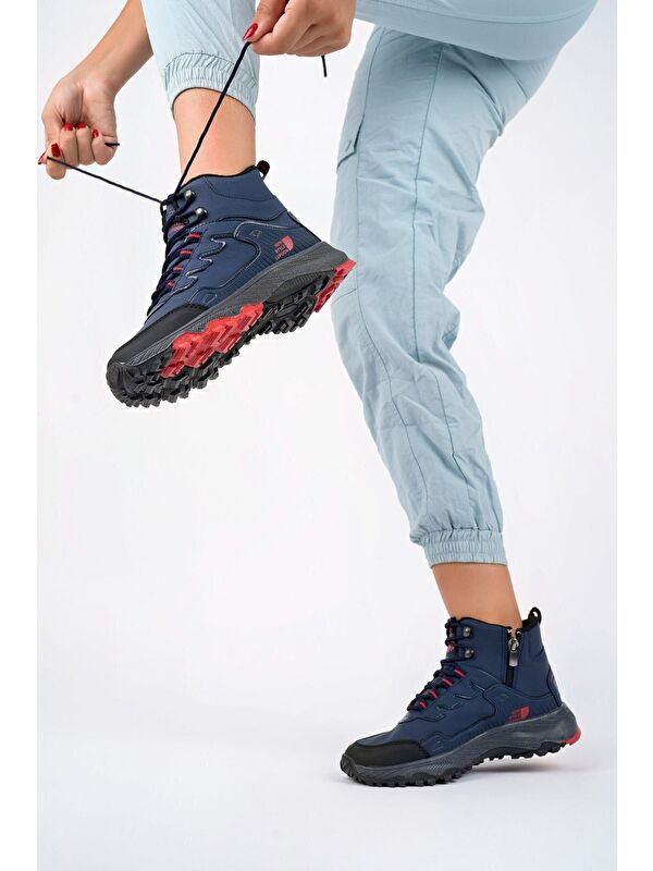 Alaska Unisex Trekking Outdoor Bağcıklı Yandan Fermuarlı Kışlık Bot - Görsel 4