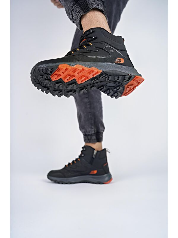 Alaska Unisex Trekking Outdoor Bağcıklı Yandan Fermuarlı Kışlık Bot - Görsel 6