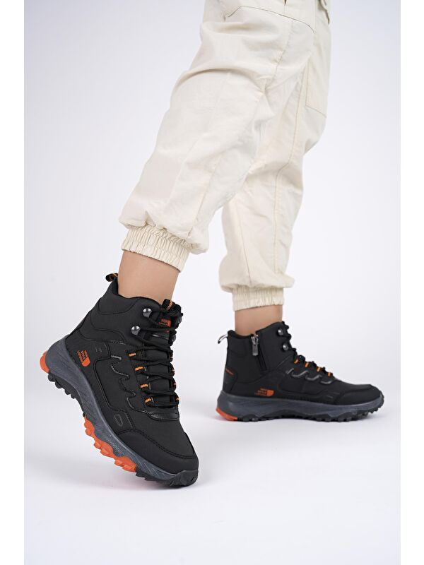 Alaska Unisex Trekking Outdoor Bağcıklı Yandan Fermuarlı Kışlık Bot - Görsel 7