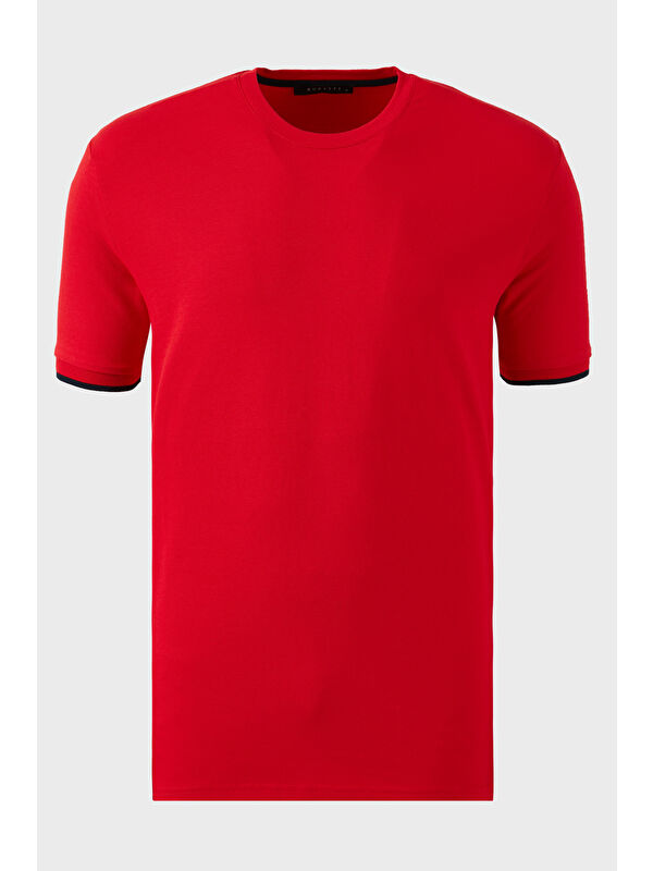 Buratti Streç Pamuklu Regular Fit Bisiklet Yaka Tişört 5902981