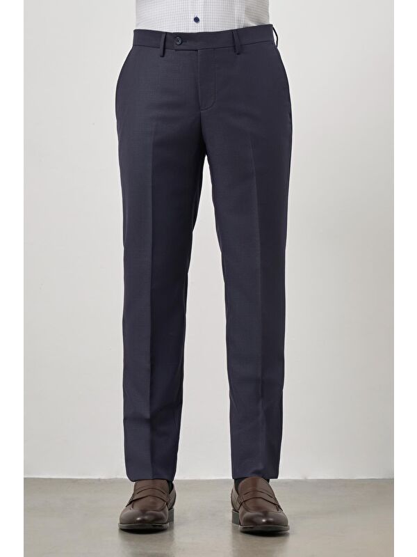 İMZA Lacivert Yandan Cepli Slim Fit Classic Erkek Pantolon 1003245152