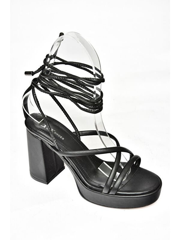 S2826205 Siyah Kadın Topuklu Ayakkabı - Görsel 2