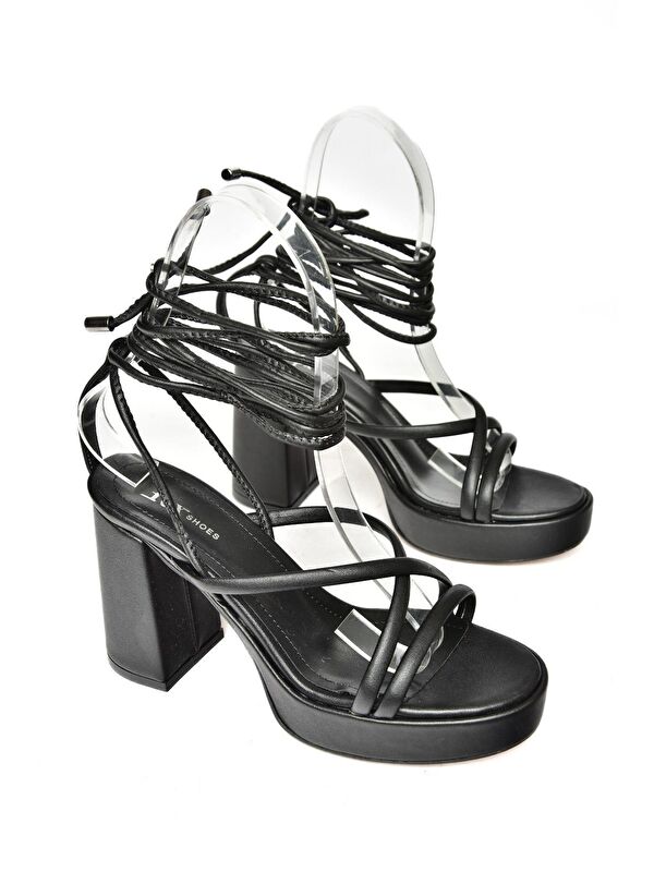 S2826205 Siyah Kadın Topuklu Ayakkabı - Görsel 3