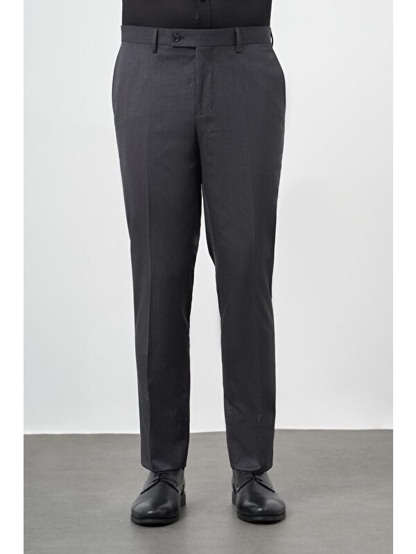 İMZA Siyah Yandan Cepli Comfort Fit Classic Erkek Pantolon 1003245166