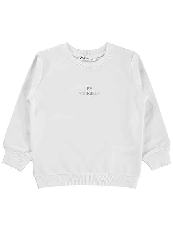 Civil Girls 2-5 Yaş Sweatshirt - Kırık Beyaz