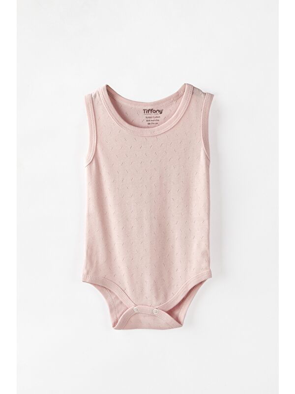 Tiffany Baby %100 Pamuk Nefes Alan Jakarlı Bebek Atlet Badi 0 36 Ay