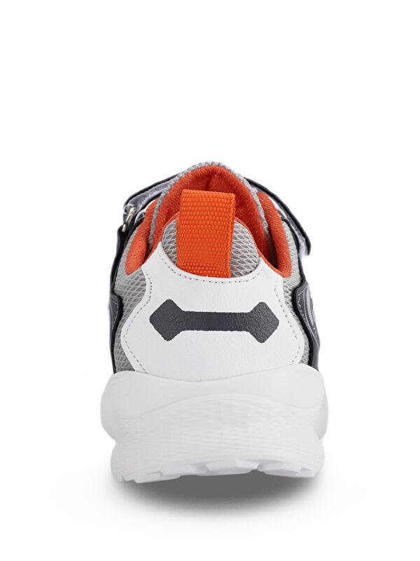 KAORU IN Kız Çocuk Sneaker Ayakkabı Gri / Turuncu - Görsel 7