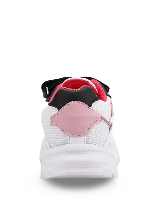 KEKOA IN Kız Çocuk Sneaker Ayakkabı Beyaz / Pembe - Görsel 7