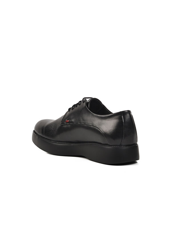 Premium 136 Siyah Hakiki Deri Erkek Klasik Ayakkabı - Görsel 5