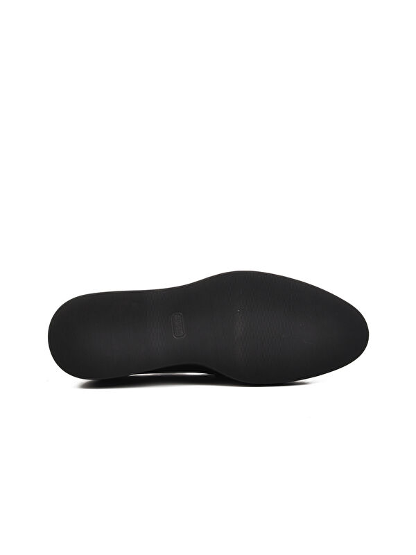 Premium 136 Siyah Hakiki Deri Erkek Klasik Ayakkabı - Görsel 6