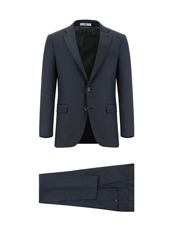 Kiğılı 7 Drop Super Slim Fit Eksra Dar Kesim Desenli Takım Elbise