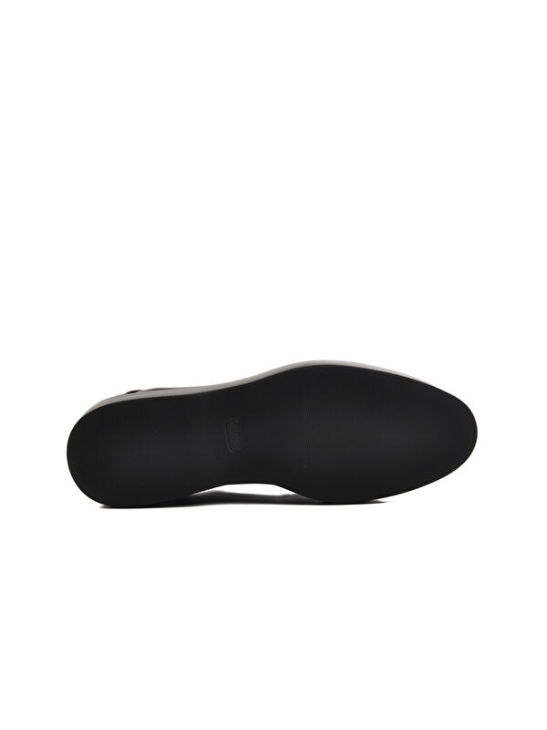 Premium 136 Siyah Rugan Hakiki Deri Erkek Klasik Ayakkabı - Görsel 6