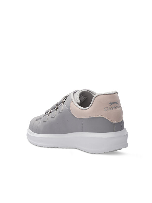 LOVE I Kız Çocuk Sneaker Ayakkabı Gri / Pembe - Görsel 4