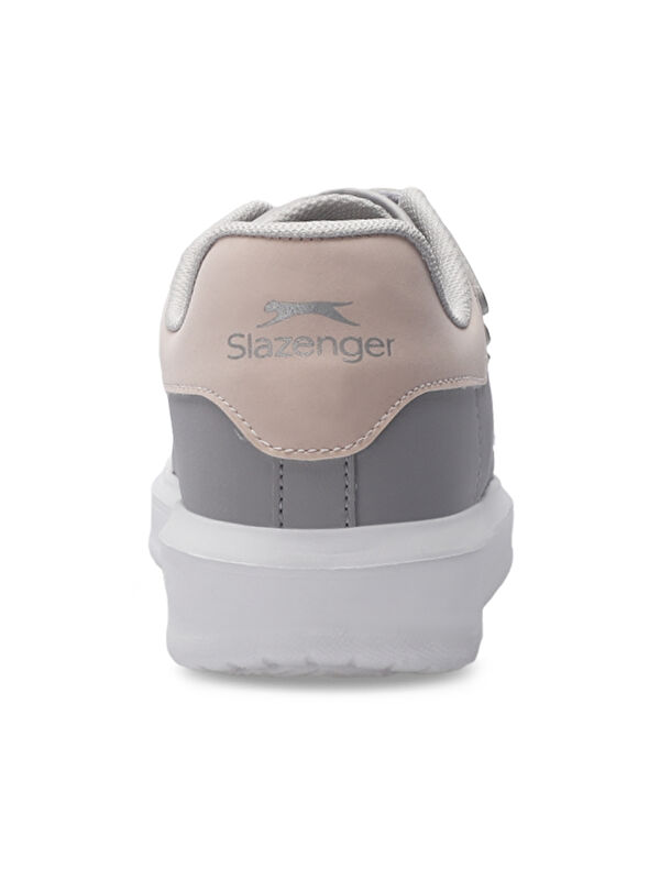 LOVE I Kız Çocuk Sneaker Ayakkabı Gri / Pembe - Görsel 7