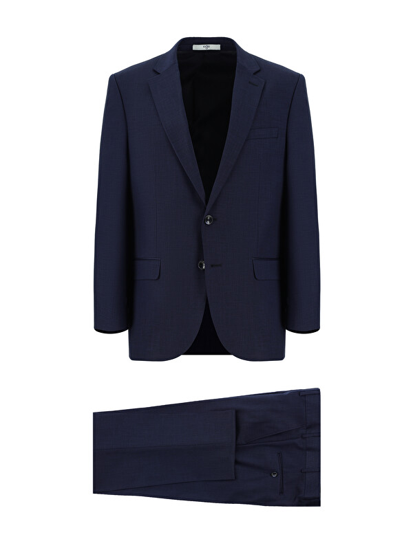 Kiğılı 7 Drop Super Slim Fit Eksra Dar Kesim Desenli Takım Elbise