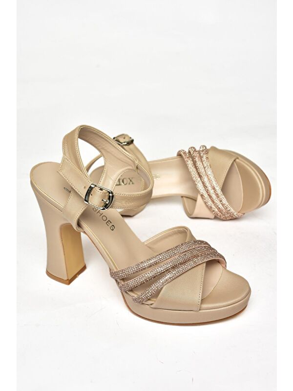 S2465755 Ten Kadın Topuklu Ayakkabı - Görsel 4