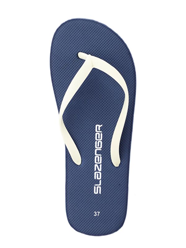 Kadın Terlik Mavi / Beyaz - Görsel 6