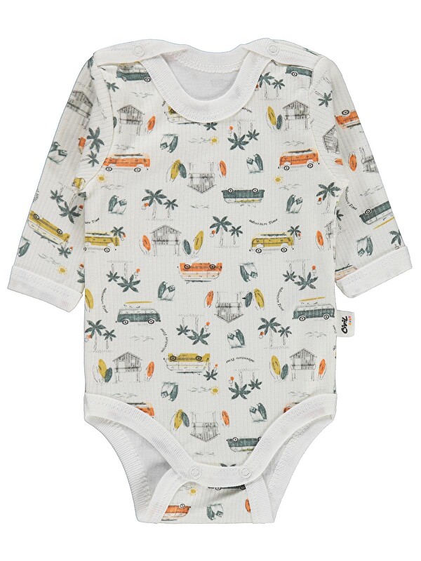 Civil Baby Safari Empirme 1-36 Ay Çıtçıtlı Badi - Ekru