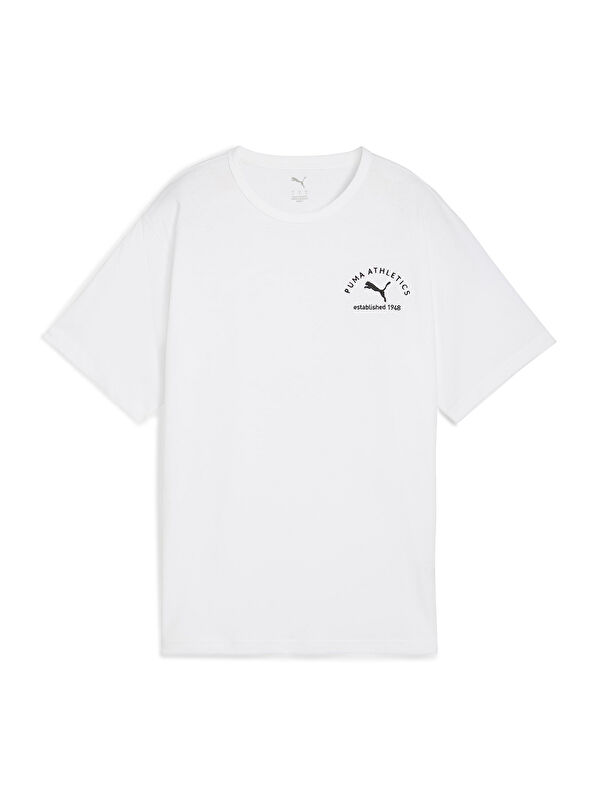 Puma Class Relaxed Kadın Beyaz Tişört